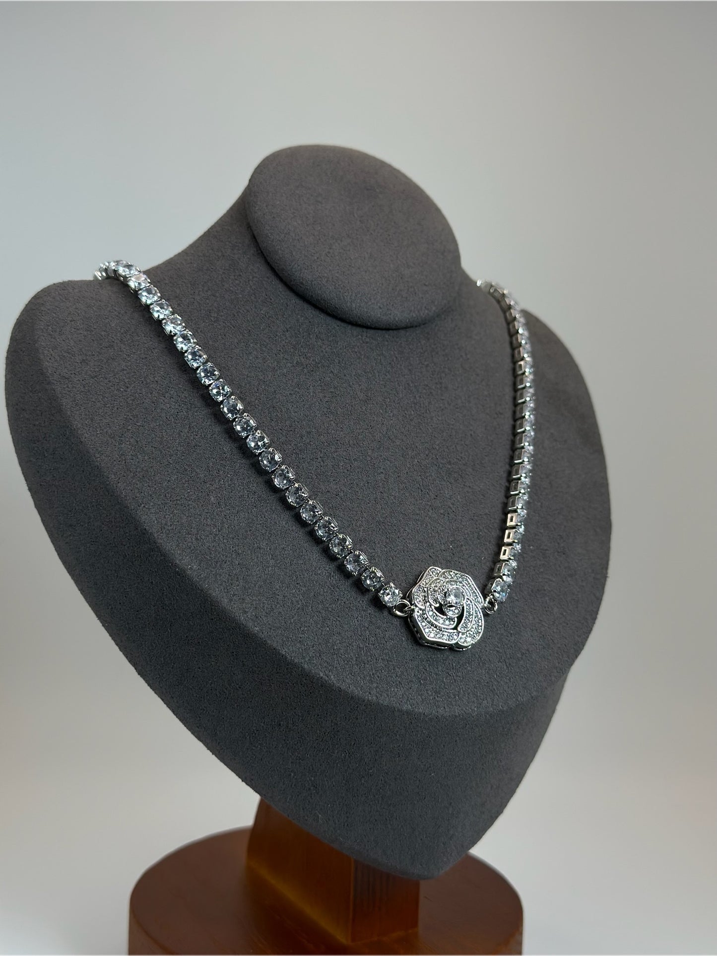 Crystal Rose Choker