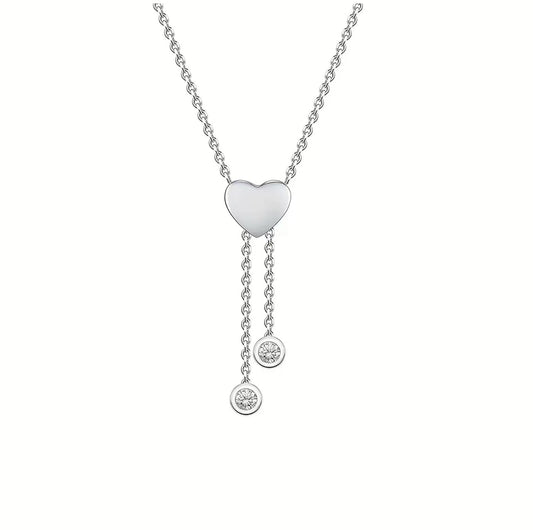 925 Sterling Silver - Love Tassel Pendant